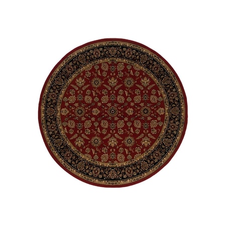 Sphinx By Oriental Weavers Area Rugs, Ariana 271C3 6' Round Round - Red/ Black-Polypropylene A271C3180180ST